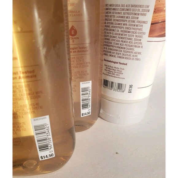 Lot Of 3 Disco'd Fragrance Wild Sand Bath & Body Works Body Wash & Shower Gel - Picture 3 of 4